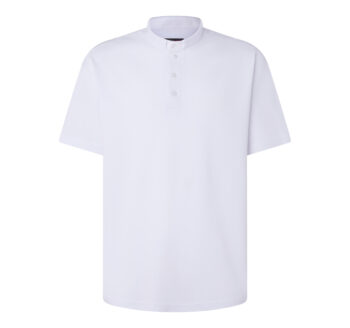 Polo Sacerdote Manga Corta blanco