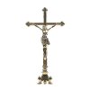 Crucifijo latón sin base 46 cm.