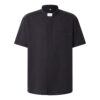 Camisa de lino con alzacuellos
