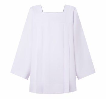 Roquete sacerdote sencillo blanco